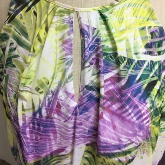 JENNIFER LOPEZ Tropical Maxi Dress M NWT - Picture 10 of 11